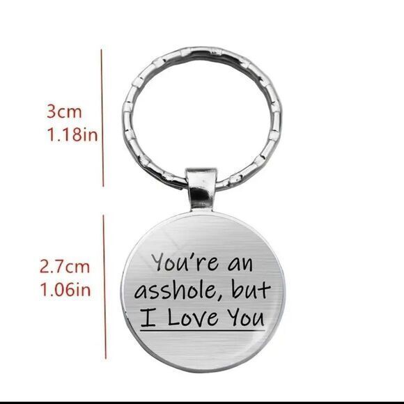 Funny Keychain‎ Stainless Steel - Picture 3 of 4